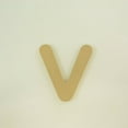 thumbnail image 4 of Package of 1, 14 Inch X 1/2" Thickness MDF Letter v in The Gotham Rounded Font, Thick, Lower Case for Art & Craft Project, Made in USA, 4 of 4