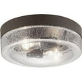thumbnail image 1 of Progress Lighting P550042-129 4.5 in. Weldon 1-Light 60W Med Incandescent Flush Mount Ceiling Light in Architectural Bronze, 1 of 4