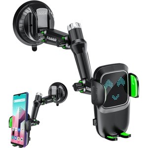 XIHAMA Windshield Car Phone Mount, Phone Mount for Car 360° Rotatable, Portable Car Phone Holder with Suction Cup, Phone Support with 5Kg Bearing Load, Shock-Proof Phone Holder for Vehicles