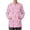 Pink Ribbon Print Breast Cancer Awareness, variant on Binienty Fall Football Bow Scrub Jackets for Women with Pockets Breathable Soft Medical Jackets, for Hospital Clinic, Wrinkle Free Registered Nurses Veterinary Staff Nurse Uniform