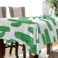 thumbnail image 4 of Yayeee Tablecloths for Rectangular Tables 60 x 120 inch Party Table Cover, Cactus Pattern, 4 of 6