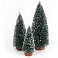 thumbnail image 1 of Mini Artificial Christmas Tree Frosted Christmas Tree Desktop White Cedar - 6pcs, 1 of 8