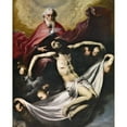 thumbnail image 3 of Jusepe de Ribera 12x14 Black Modern Framed Museum Art Print Titled - The Trinity, 3 of 5