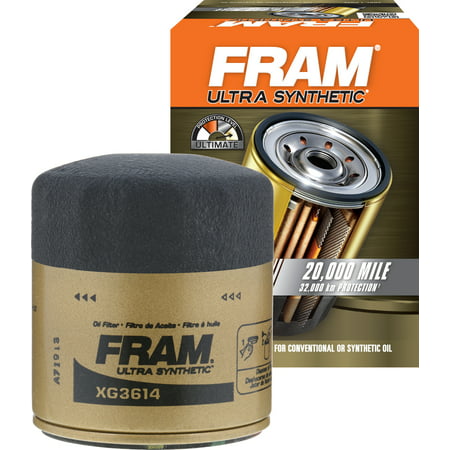 FRAM Ultra Synthetic Oil Filter, XG3614 (Best Oil Filter For Synthetic Oil)