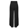 thumbnail image 4 of XFLWAM Women's Wide Leg Yoga Pants High Waisted Comfy Dance Sweatpants Loose Casual Soft Lounge Joggers for Women with Pockets Black S, 4 of 7
