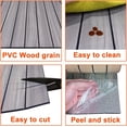 thumbnail image 6 of Peel and Stick PVC Slat Wall Panel 118"x15.75" Self-Adhesive Thick Faux Grey Wood Grain Wallpaper Panel 3D Soundproof Wall Panels for Walls & Ceilings, 6 of 13