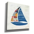 thumbnail image 2 of Epic Graffiti 'Nautical Collage IV on Newsprint' by Courtney Prahl, Canvas Wall Art, 12"x12", 2 of 2
