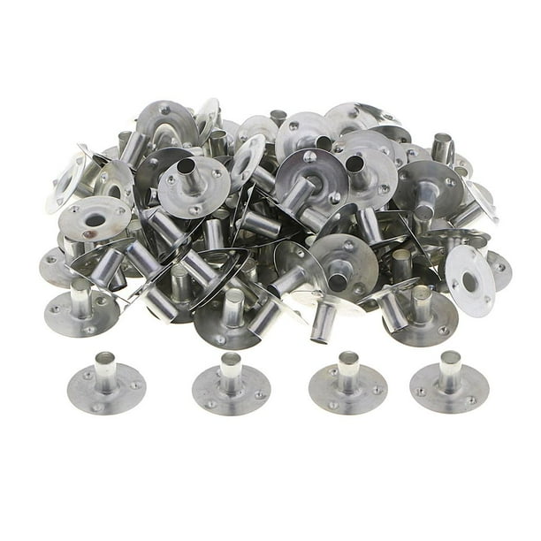 Pestañas de soporte para mechas de vela de primera calidad para hacer velas tú mismo (juego de 200) 100 piezas-20x5mm