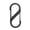 Black, variant on Sportteer Small Carabiner Clip S-Shaped Aluminum Alloy Hanging Buckle Small Carabiner Clip Double Snap Hook Mini Locking Carabiner Backpack Hook