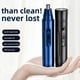 thumbnail image 4 of Recortador de pelo eléctrico Minnieouse para nariz 360 grados acero inoxidable azul 2 uds CE013880-05B, 4 of 6