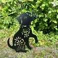 thumbnail image 6 of JZROCKER 1/2Pcs Metal Dog Garden Decors Garden Decors Sculpture Metal Dog, 6 of 10