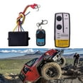 12v 12volt 50ft Winch Wireless Remote Control Set Compatible Truck Atv