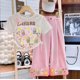 thumbnail image 1 of Camiseta con estampado de dibujos animados para niña, conjunto de traje de verano con pantalones vaqueros, ropa para niño, moda para niño pequeño, 1 of 5