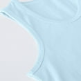 thumbnail image 4 of Jalioing Tank Tops for Kids 1-10 Years Boys Girls Solid Color Basic Undershirt Crew Neck Sleeveless Cotton T Shirt, 4 of 6