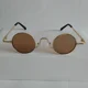 thumbnail image 2 of Gafas de sol de lujo para niños y niñas, gafas de sol con espejo redondo estilo príncipe heredero retro a la moda para niños, 2 of 5