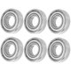 thumbnail image 1 of Cojinete de bolas, 10 piezas 6900ZZ Cojinetes de bolas de ranura profunda 10x22x6 mm Cojinetes de acero con doble blindaje en miniatura, 1 of 5