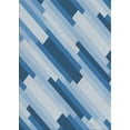 thumbnail image 1 of Ahgly Company Indoor Rectangle Patterned Light Blue Novelty Area Rugs, 5' x 7', 1 of 6