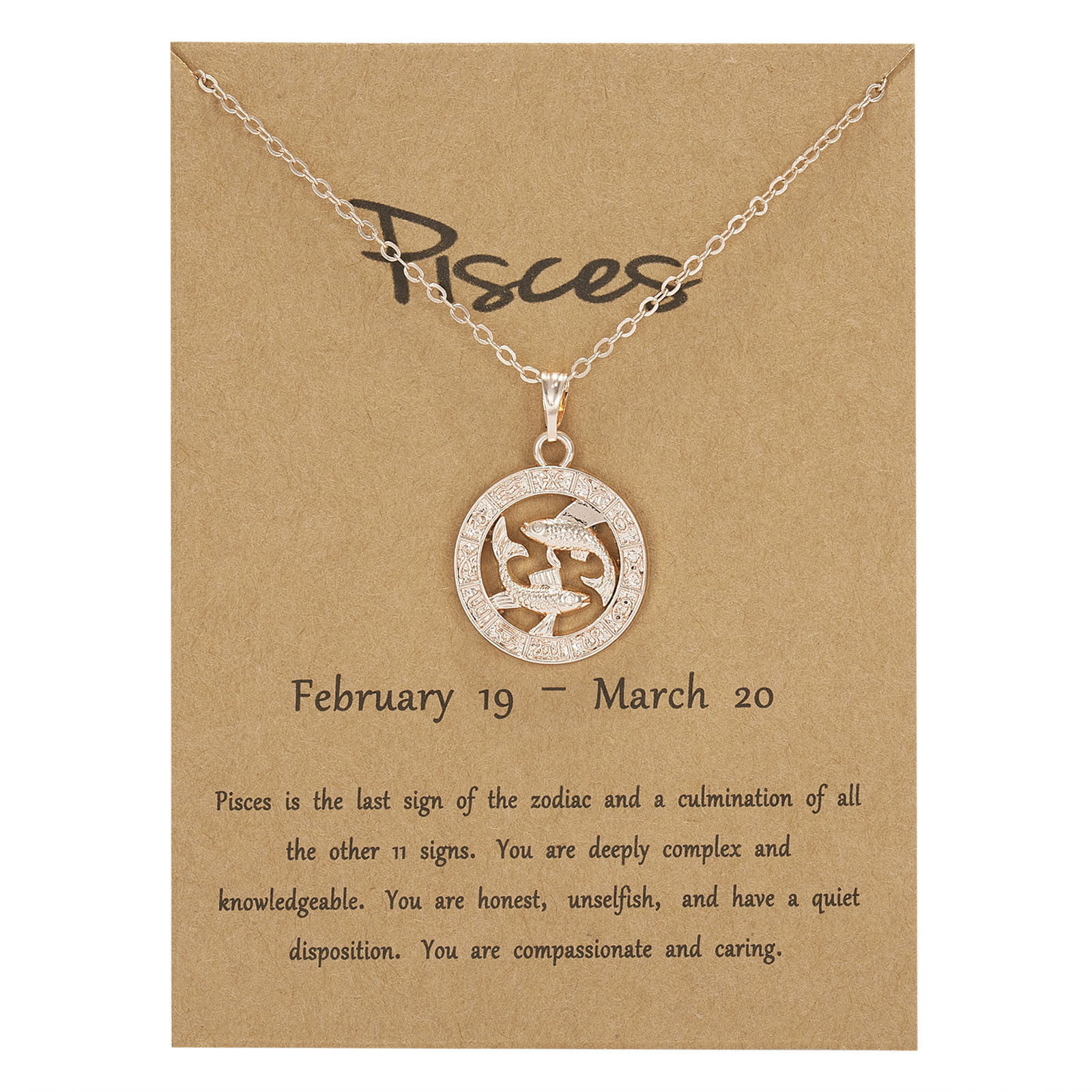 Details about   Leo Libra Cancer Zodiac Sign Birthday Necklace Cute Christmas Stocking Stuffer 