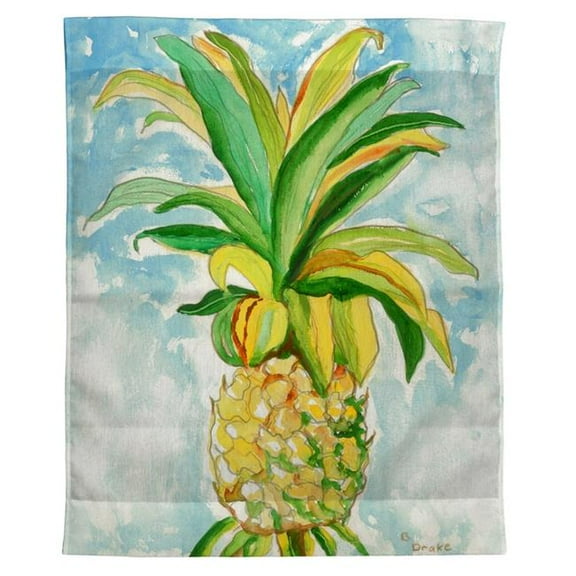 Betsy Drake TP400 24 x 30 in. Pineapple Outdoor Wall Hanging