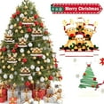 thumbnail image 2 of Christmas Thanksgiving Day DecorationPersonalized Reindeer Family of 2, 3, 4, 5, 6 & 7 Christmas Tree Ornament 2021 - Cute Deer Holiday Winter Gift Year Durable 2021 Family Ornament, 2 of 7