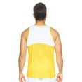 thumbnail image 3 of Expert Brand USA-Made Men's Oxymesh™ Athletic Tank Top, Yellow/White, XXL, 3 of 7