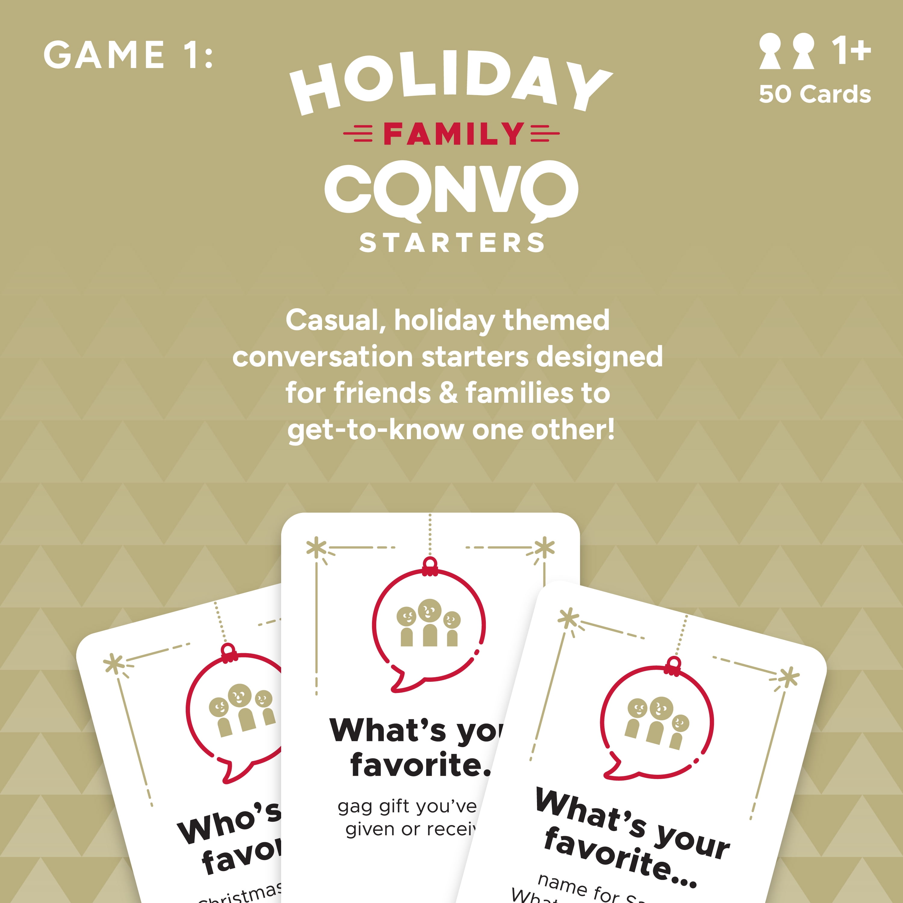 Chuckle & Roar Holiday Family Convo & Christmas Trivia Games by Buffalo Games