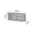 thumbnail image 2 of Ohufall Voice Control Digital Alarm Clock Student Bedside Mirror Electronic Clock For Bedroom Room Decor Small Digital Clock, 2 of 6