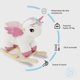 thumbnail image 3 of Mecedora Silla Montable de Madera con Peluche para Bebés y Niños Baby Gaon Pegaso Blanco, 3 of 5
