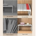 thumbnail image 4 of Expandable Cabinet Shelf Organizer, Kitchen Counter Shelf Rack 121LB Load Bearing Sink Shelf Riser Countertop Storage, 24cm Width 32cm Height, White, 4 of 8