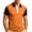 Orange#0625F&05, variant on Garbnen Men Polo Shirts Short Sleeve Collared Men Golf Shirt Casual Color Block Breathable Office Workout Mens Workout Shirts S