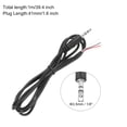 thumbnail image 2 of Cable de reemplazo TRS de 3 polos con conector macho de 3.5mm a cable de extremo abierto para reparación de auriculares, 1m, 2 of 6
