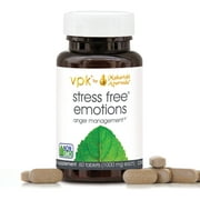 Stress Free Emotions | 60 Herbal Tablets | Anger Management™ | Natural Support for Stress Relief & Emotional Highs & Lows 