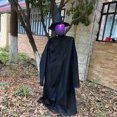 thumbnail image 4 of 68 Inch Halloween Witch Props with Colorful LED Head Outdoor Scary Witch Plug-in Halloween Witch, 4 of 8