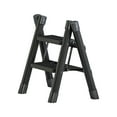 thumbnail image 4 of Folding Ladder Space Saving Non Slip Thickened Foldable Black Folding Step Stool Two layers, 4 of 7