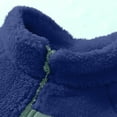 thumbnail image 4 of Children's Winter Solid Color Thick Zipper Cardigan with Fleece Lining for Casual Sports, 4 of 5