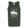 thumbnail image 2 of Wild Bobby,Daddy and Daughter Always Heart to Heart Daddys Girl Father Gift, Father's Day, Men Graphic Tank Top, Forest Green, 3XL, 2 of 3