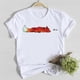 thumbnail image 3 of Camiseta de manga corta con estampado de dinosaurios para mujer, ropa informal a la moda, camiseta para mujer, camisetas gráficas de verano, 3 of 5