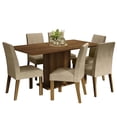thumbnail image 1 of Juego de Comedor Mesa con Tapa de Madera 6 Sillas Marrón/Imperial Renata Madesa, 1 of 7