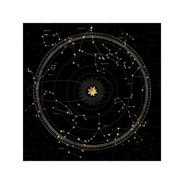 Liyamei Tarot Game Tablecloth Flannel Divination Cloth For Living Room With Mystical Design Ideal For Card Reading And Practices