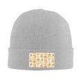 thumbnail image 2 of ZICANCN Seamless Pink Funny Peaches Knit Beanie Hat, Winter Cap Soft Warm Classic Hats for Men Women, Gray, 2 of 8