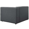thumbnail image 4 of Modway Mingle Modern Style Polyester Fabric Right-Facing Sofa Chair in Gray, 4 of 5