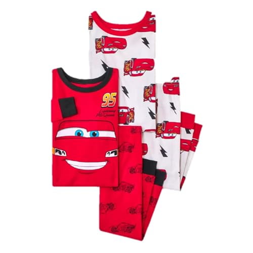 Disney 4pc Cars Cotton Long Sleeve Pajama Set - 2T