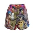thumbnail image 3 of Gorillaz Women's Leg Shorts Drawstring Elastic High Waist Loose Short Summer Home Beach Holiday Sweat Shorts With Pockets For Lady Girls, 3 of 6