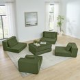 thumbnail image 6 of Leumius Modular Sectional Sofa,Cloud Sectional Couch with Deep Seat,Modern Modular L-Shape Sofa Couch with Chaise,Upholstered Boneless Couches for Living Room Bedroom,Green, 6 of 9