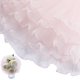 thumbnail image 1 of Papel de embalaje floral rosa de 8 yardas, papel de malla con volantes para envolver flores, papel arrugado, translúcido, ondulado, organza, envoltorios frescos, suministros de floristería, 1 of 9