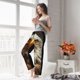 thumbnail image 5 of Fotbe Funny Bald Eagle Pantalones de Pijama para Mujer, Pantalones de Dormir, Pantalones Pj con Cordón y Bolsillos-X-Large, 5 of 6