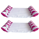thumbnail image 1 of 2 uds fila flotante inflable de red colgante para piscina plegable-hamaca a rayas-rosa roja (cilindro de aire) Ormromra CPB-DE-WX360-3, 1 of 5
