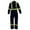 Black, variant on Flame Resistant FR High Visibility Hi Vis Coverall - 88% C/12% N (Large, Royal Blue)