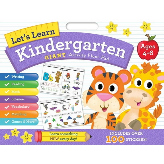 Let's Learn Giant Activity Floor Pad: Kindergarten (Paperback)