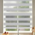 thumbnail image 1 of LUCKUP Cordless Zebra Blinds Roller shades for window Day and Night Blind Dual Layer Light Filtering Shade Light Control Room Darkening Horizontal Window Treatment 33" W X 72" H, Grey, 1 of 7